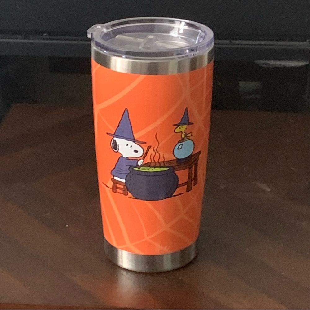Peanuts Snoopy & Woodstock Witches Potion Insulated Halloween Travel Tumbler